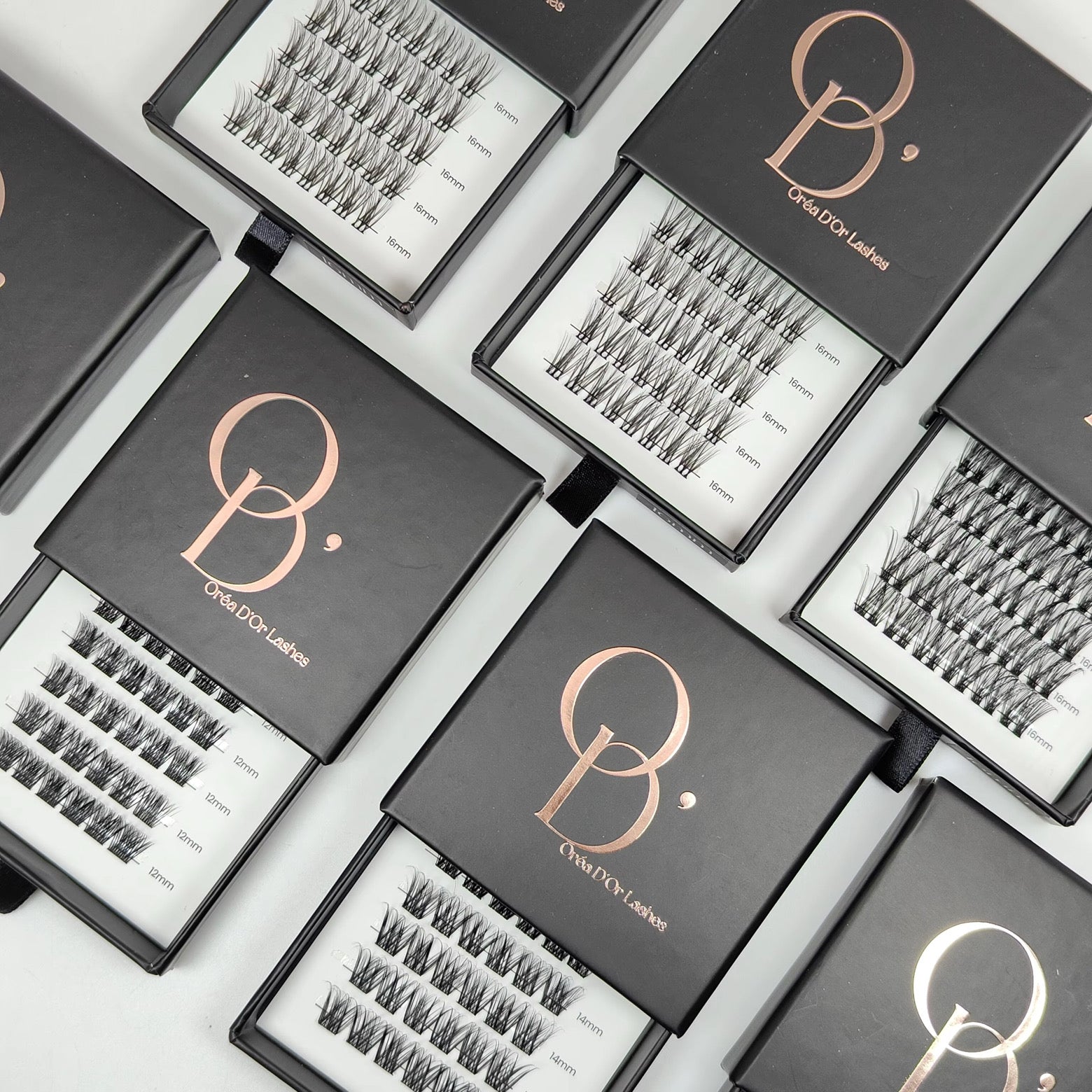 Lash refill collection - Premium single length DIY lash extension refills
