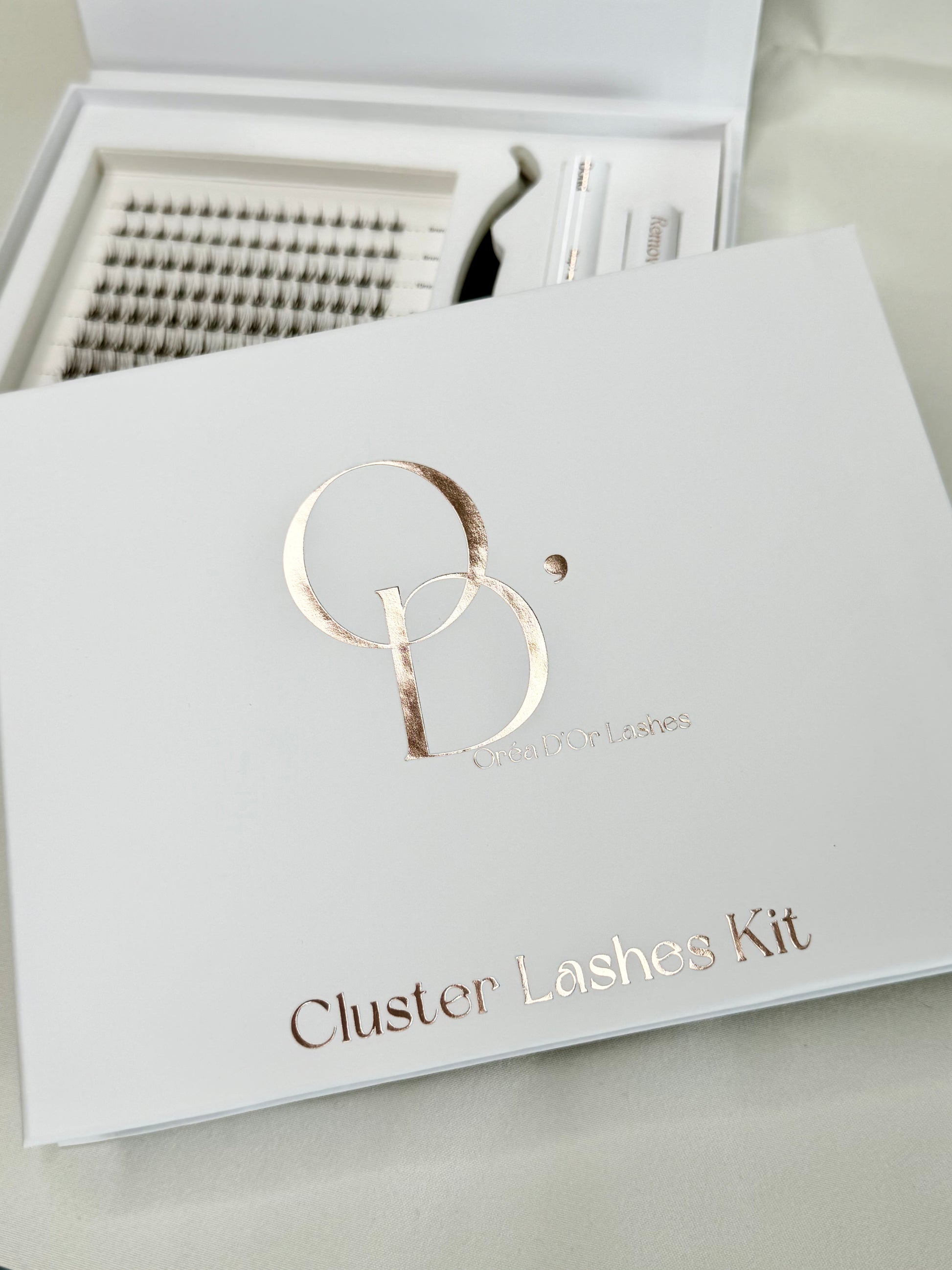 Oréa D'Or Essential Lash Kit GLAM packaging - Luxury DIY lash extension kit Australia
